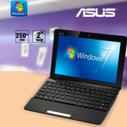 Asus Pc 1011cx, Intel Atom, 2GB Ram, 250GB Storage, 10.1"Inch LED Display, Windows 7